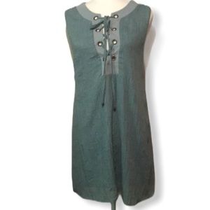 BLU PEPPER Cotton Blend Lined Dress Size L